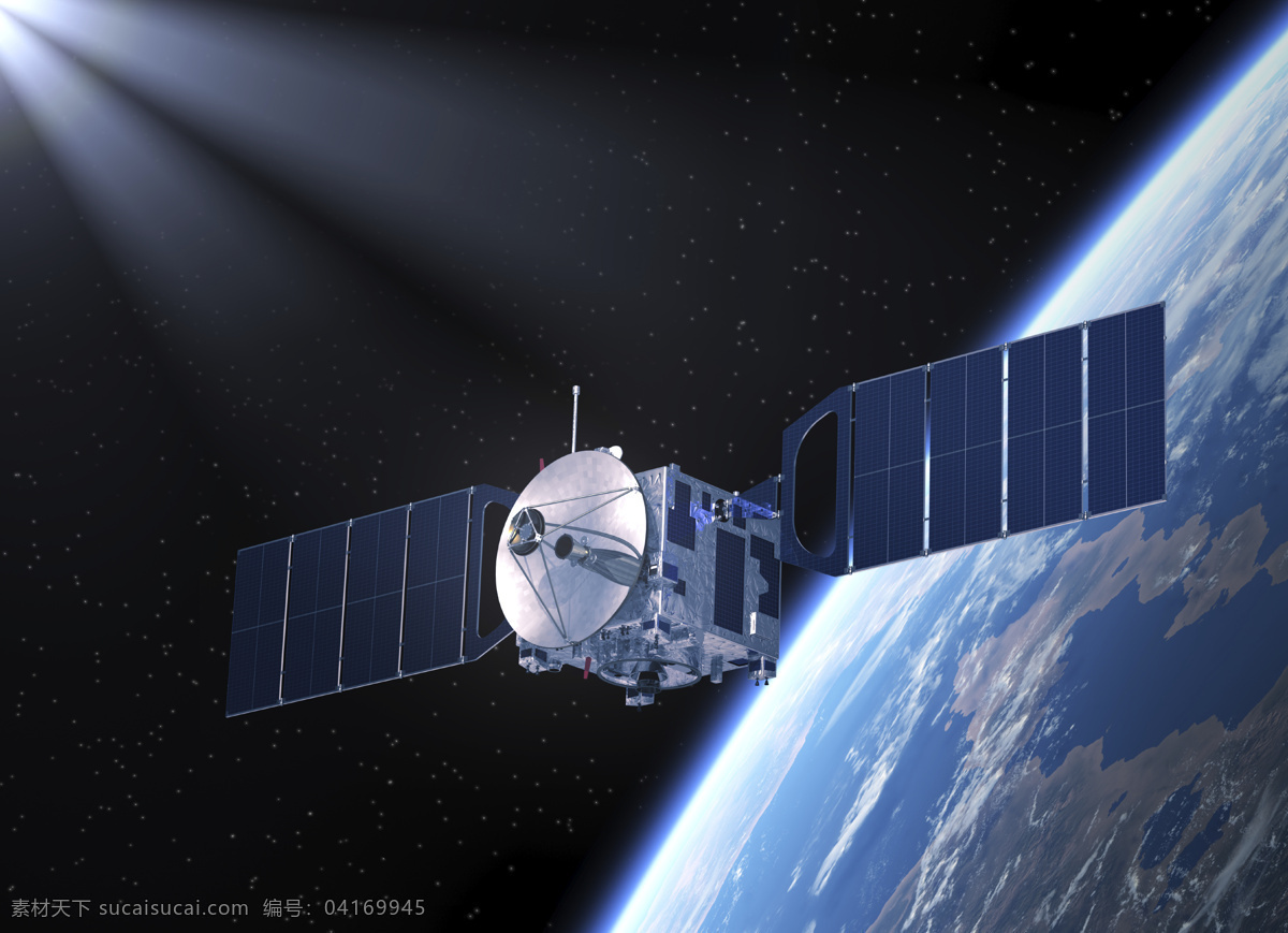 地球外卫星 地球 卫星 太空 发射器 宇宙 现代科技 科学研究