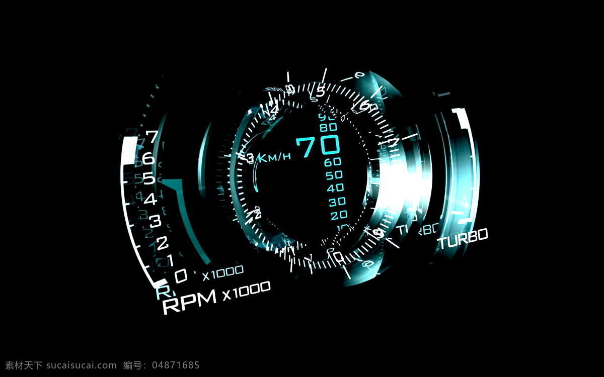 夜视 汽车 仪表盘 夜光 时速 转速 数字 turbo 交通工具 现代科技