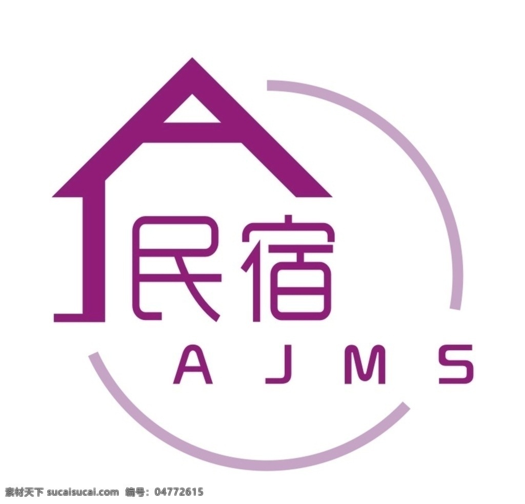 aj民宿 a j 民宿 logo 造型 矢量图 标志图标 企业 标志