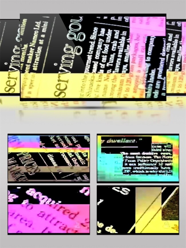 彩色 英文 光束 动态 视频 浪漫 潮流 紫色 黄色 光斑散射 视觉享受 手机壁纸
