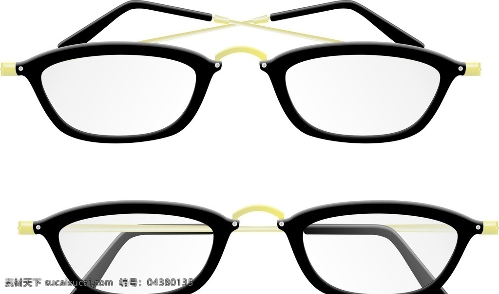 原创 仿真 拆分 眼镜 x4版 可拆分 眼镜框