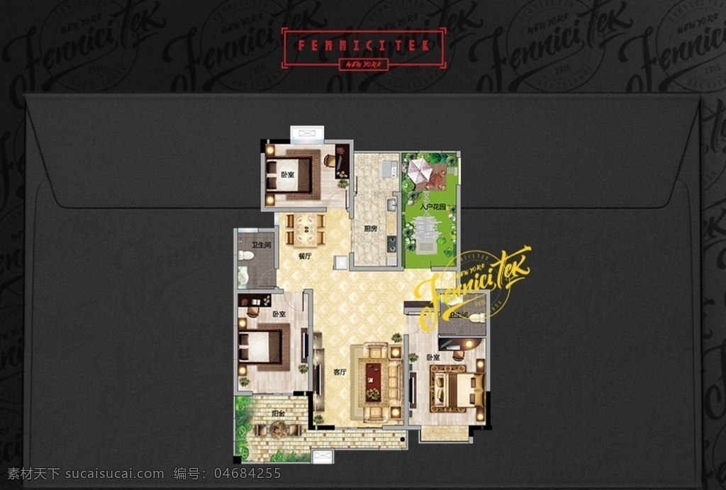 高端 户型图 活动物料 别墅户型 高端户型图 品牌地产 报广 推广 系列 大气 设计单页 物料 活动 品牌 地产 篇 分层