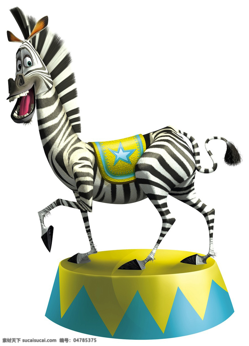 位图免费下载 斑马 动物 服装图案 位图 热门动画 马达加斯加3 面料图库 服装设计 图案花型