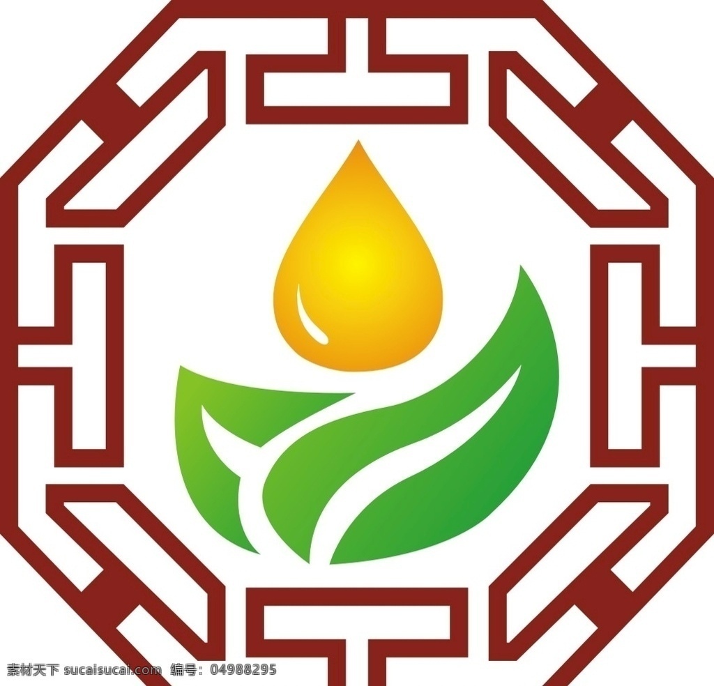 环保 logo 道家元素 绿色logo 道家 元素 天地合一 环保logo logo设计