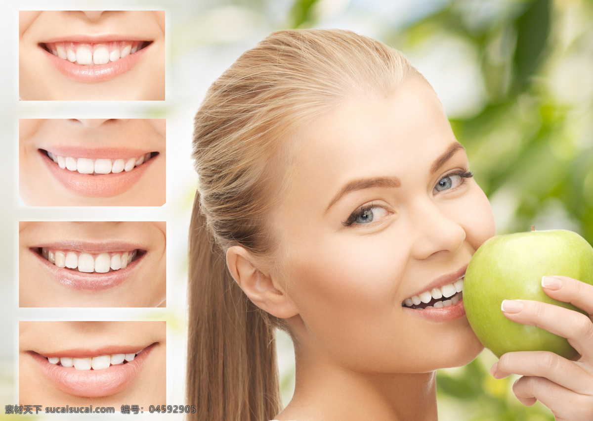 吃 苹果 美女图片 美女 牙齿 医生 牙医 医学 医疗 医疗护理 现代科技