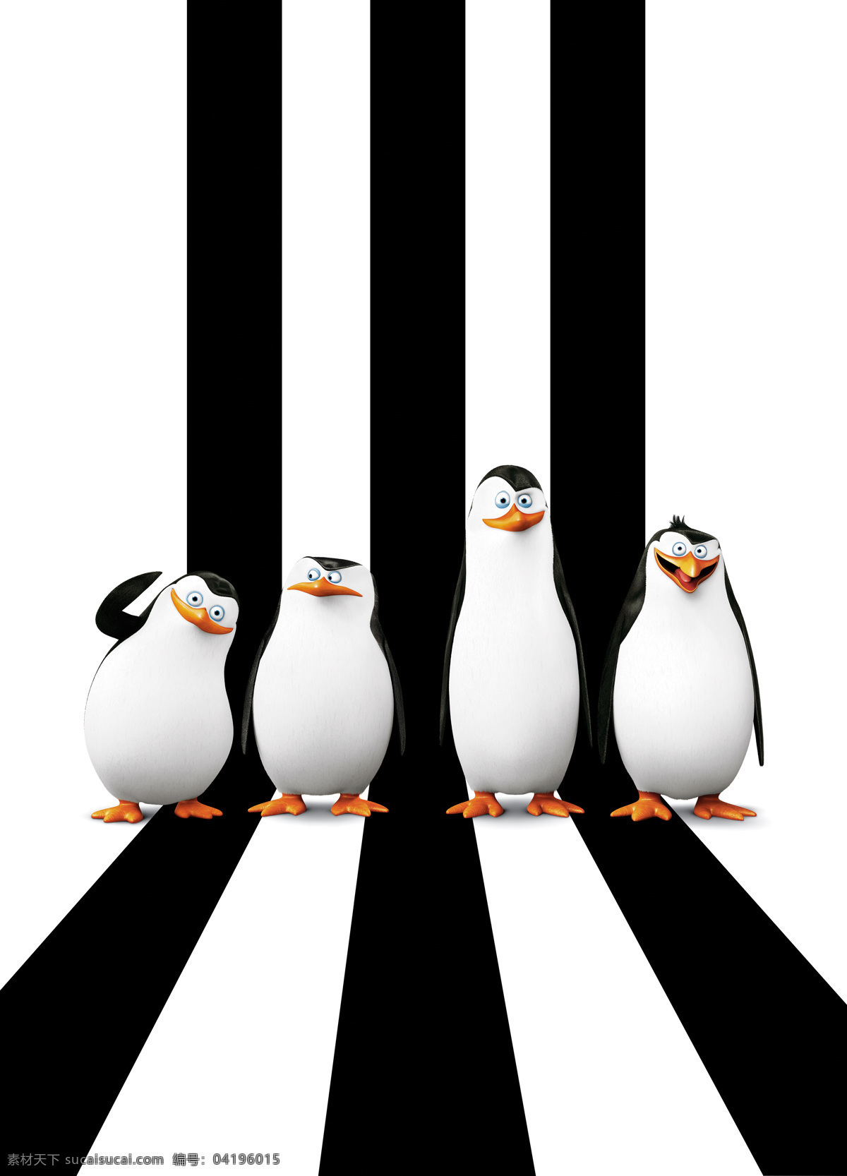 黑白 间 条 马达加斯加 企鹅 黑白色 间条 黑白背景 的企鹅 美国 动画片 电影海报 动漫角色 儿童 漫画 公仔 动画漫画 动漫动画 动漫人物