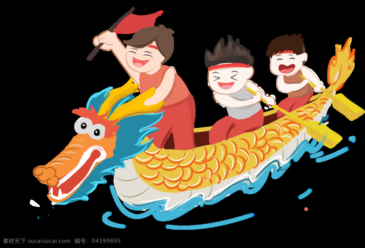 端午节 粽子 龙舟 插画 pn 粽子龙舟 划桨 龙舟比赛 龙抽插画 动漫动画 动漫人物