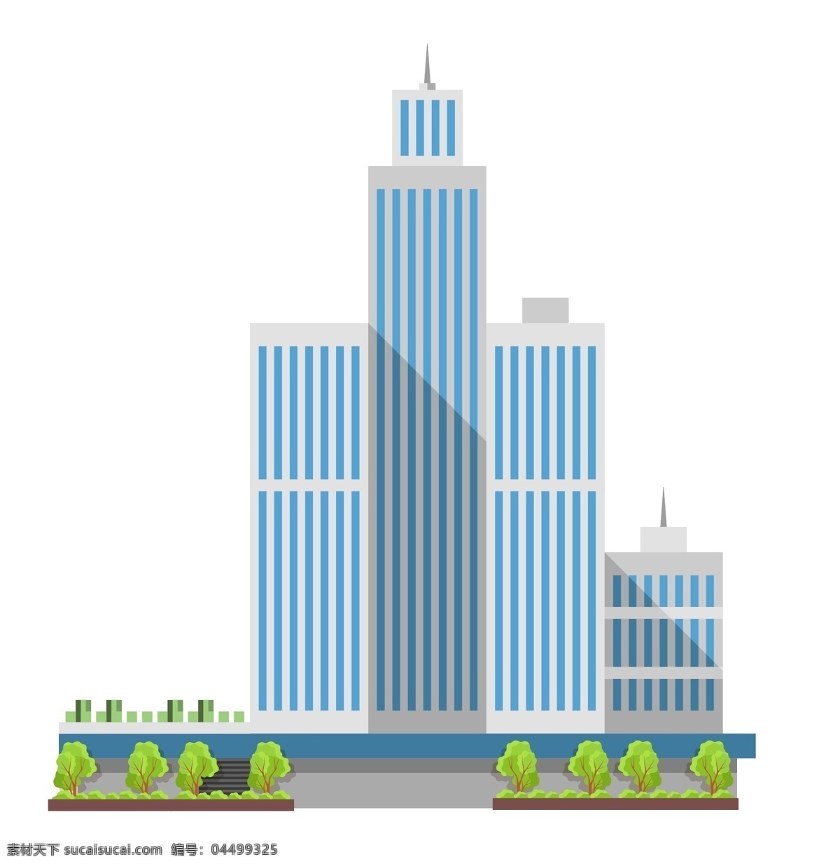 郊区 高层 居民楼 插图 建筑物 蓝色建筑物 建筑物平面图 郊区建筑 高层居民楼 居民楼建筑物 树