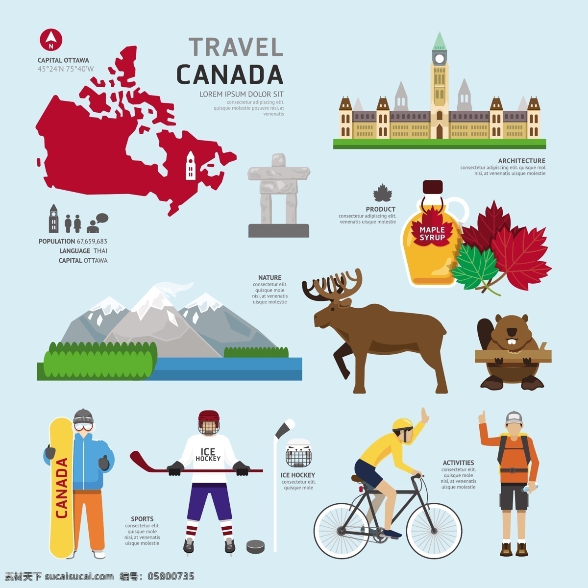eps格式 动物 枫叶 滑板 加拿大地图 旅行 旅游景点 旅游图标 麋鹿 驯鹿 加拿大 文化 元素 矢量 加拿大旅游 著名景点 冰球 曲棍球 自行车 矢量图