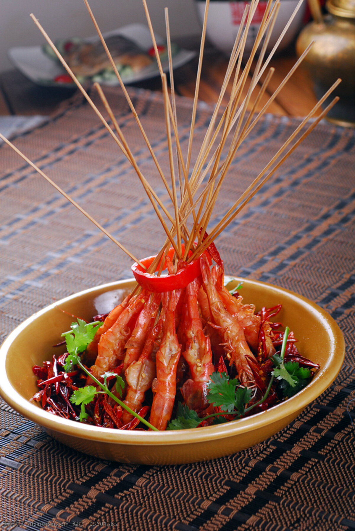 串烤大虾 美食 传统美食 餐饮美食 高清菜谱用图