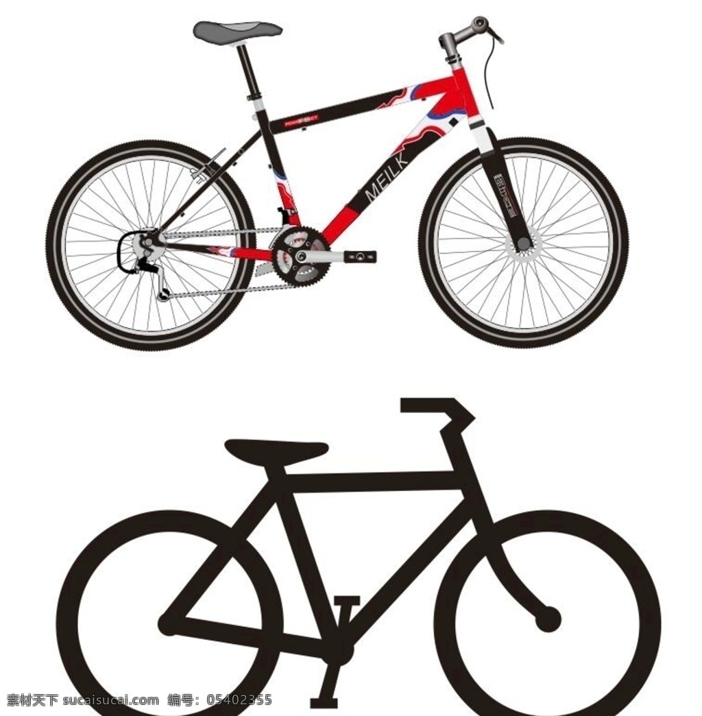 矢量 自行车 矢量自行车 单车 自行车剪影 边框花纹矢量 展板模板