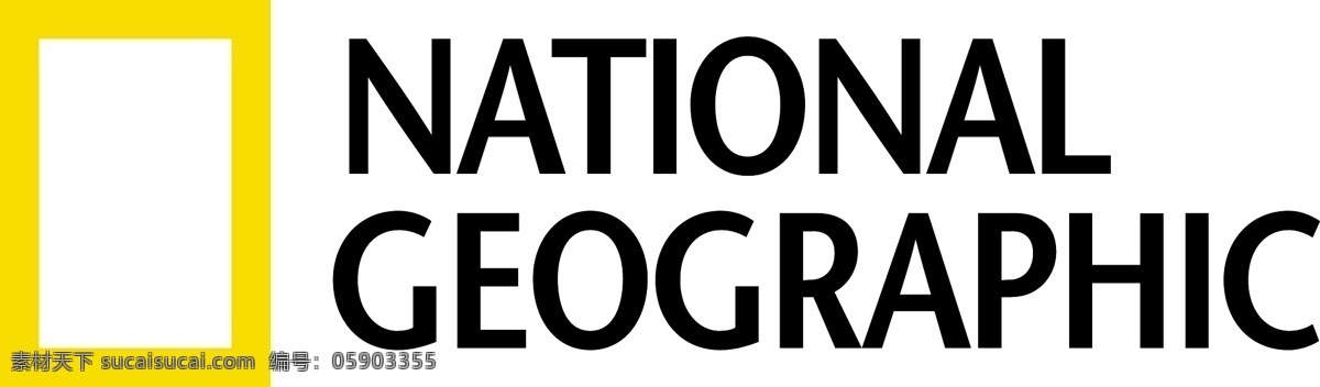 美国 国家地理 杂志 自由 标识 标志 psd源文件 logo设计