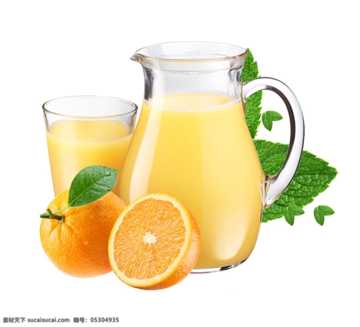 大杯 橙汁 元素 果汁 橙子 饮料 水果 新鲜水果 健康饮品 绿色叶子 器皿 餐具厨具 实物摄影 容器 杯具 透明玻璃杯 夏日水果饮品 夏日水果饮