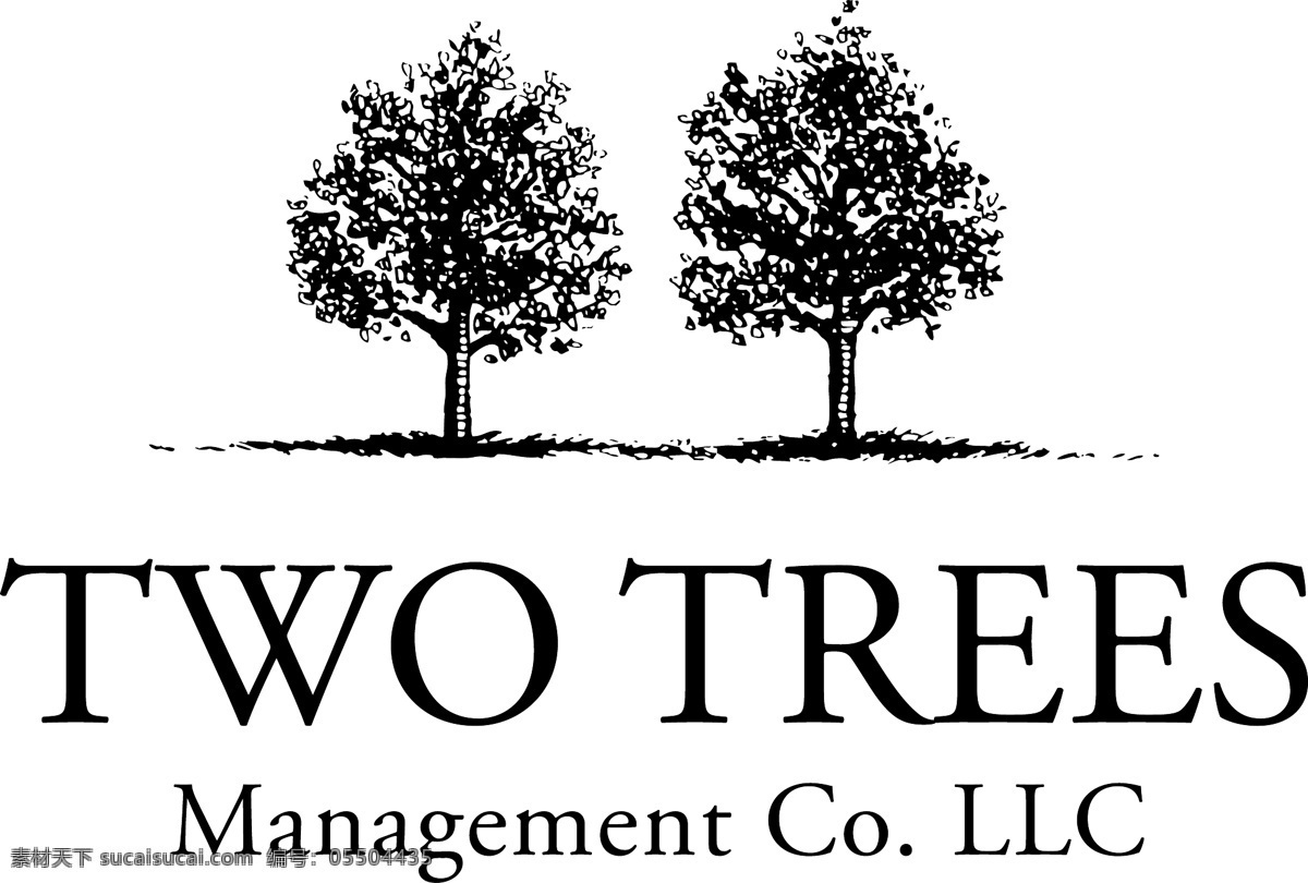 两棵树logo设计素材图片下载-素材编号05504435-素材天下图库
