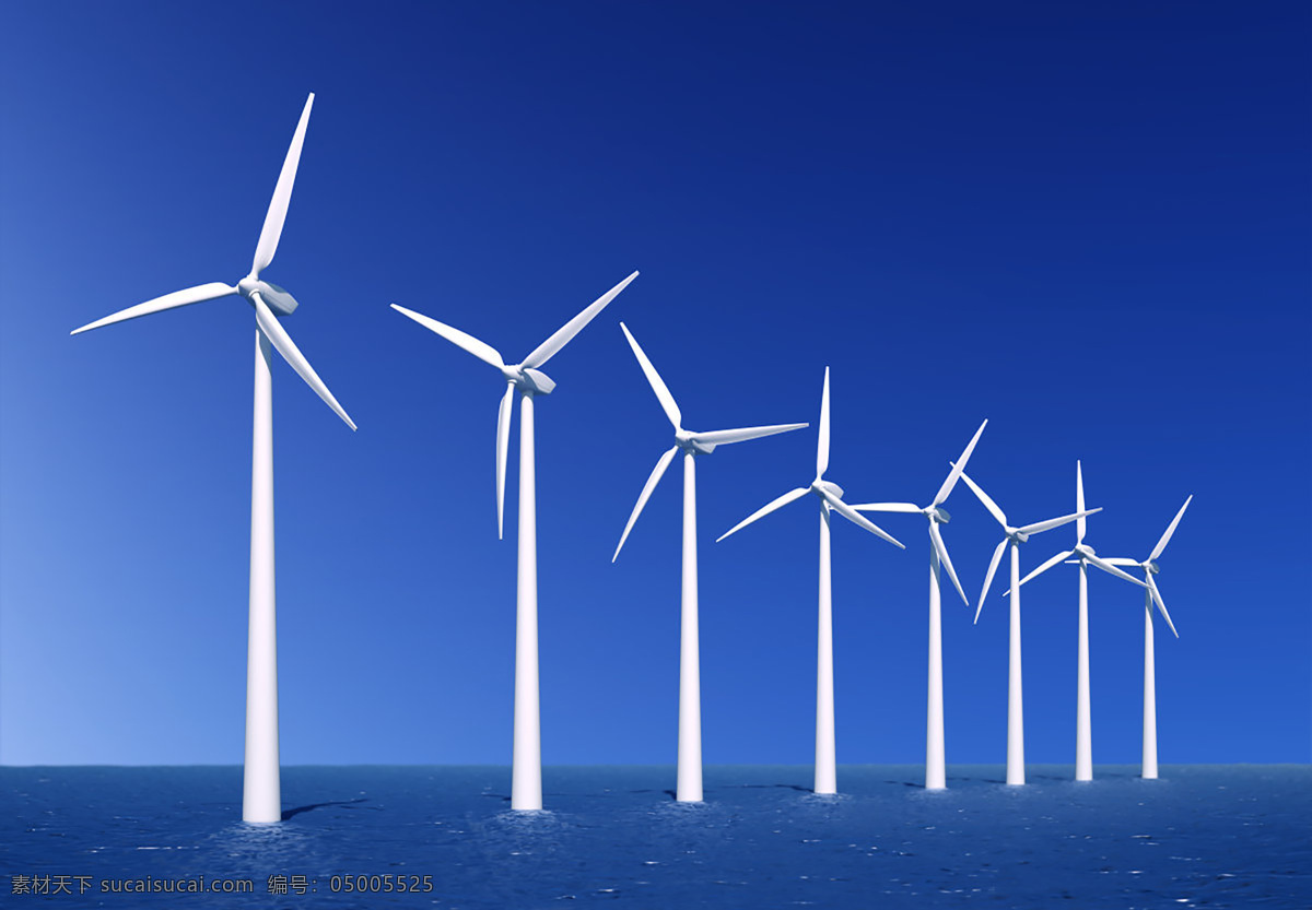海上风力发电 风车 风力发电 新能源设备 发电设备 电网 风车发电