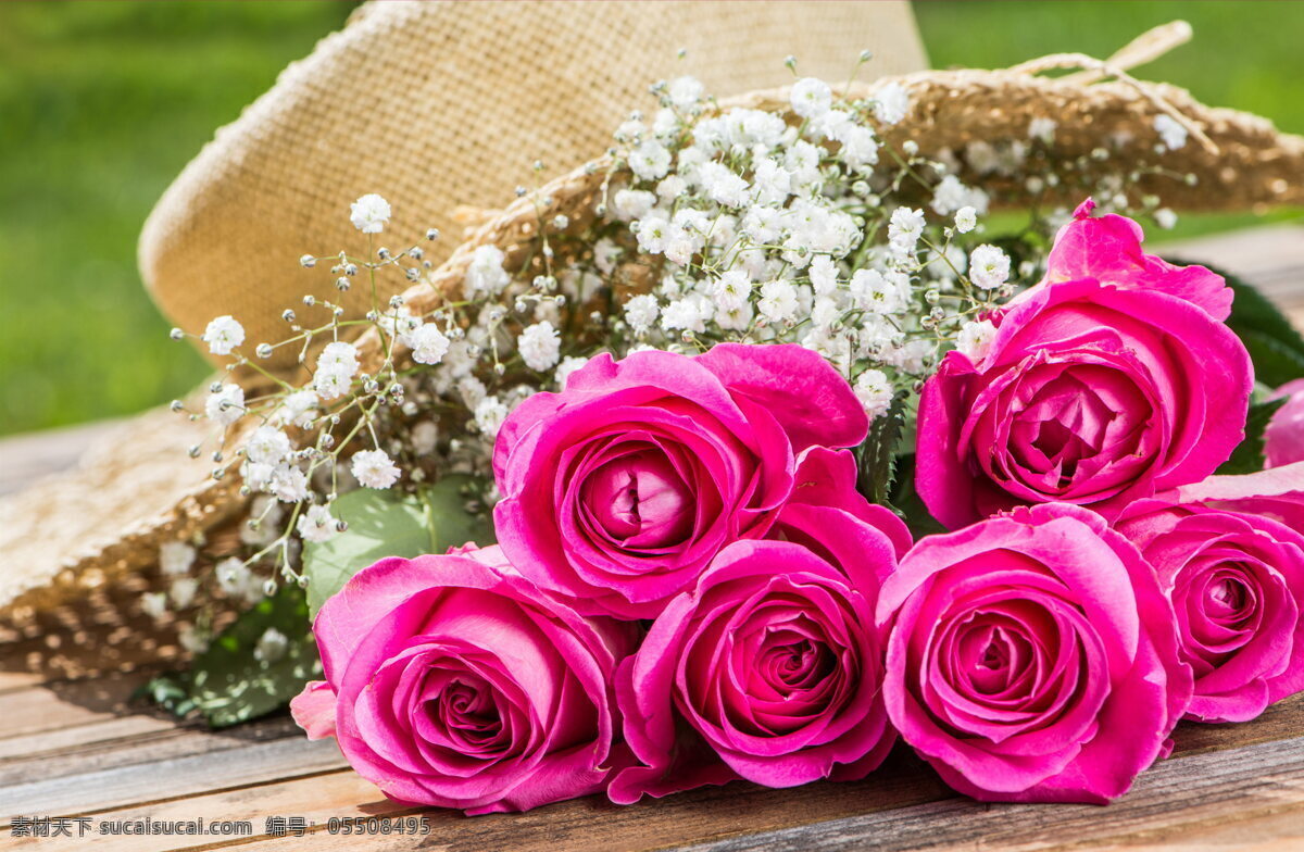 玫瑰花束 玫瑰花 艳丽花朵 玫瑰 红玫瑰 鲜花 献花 新鲜 花枝 花朵 花卉 花草 植物 生物世界