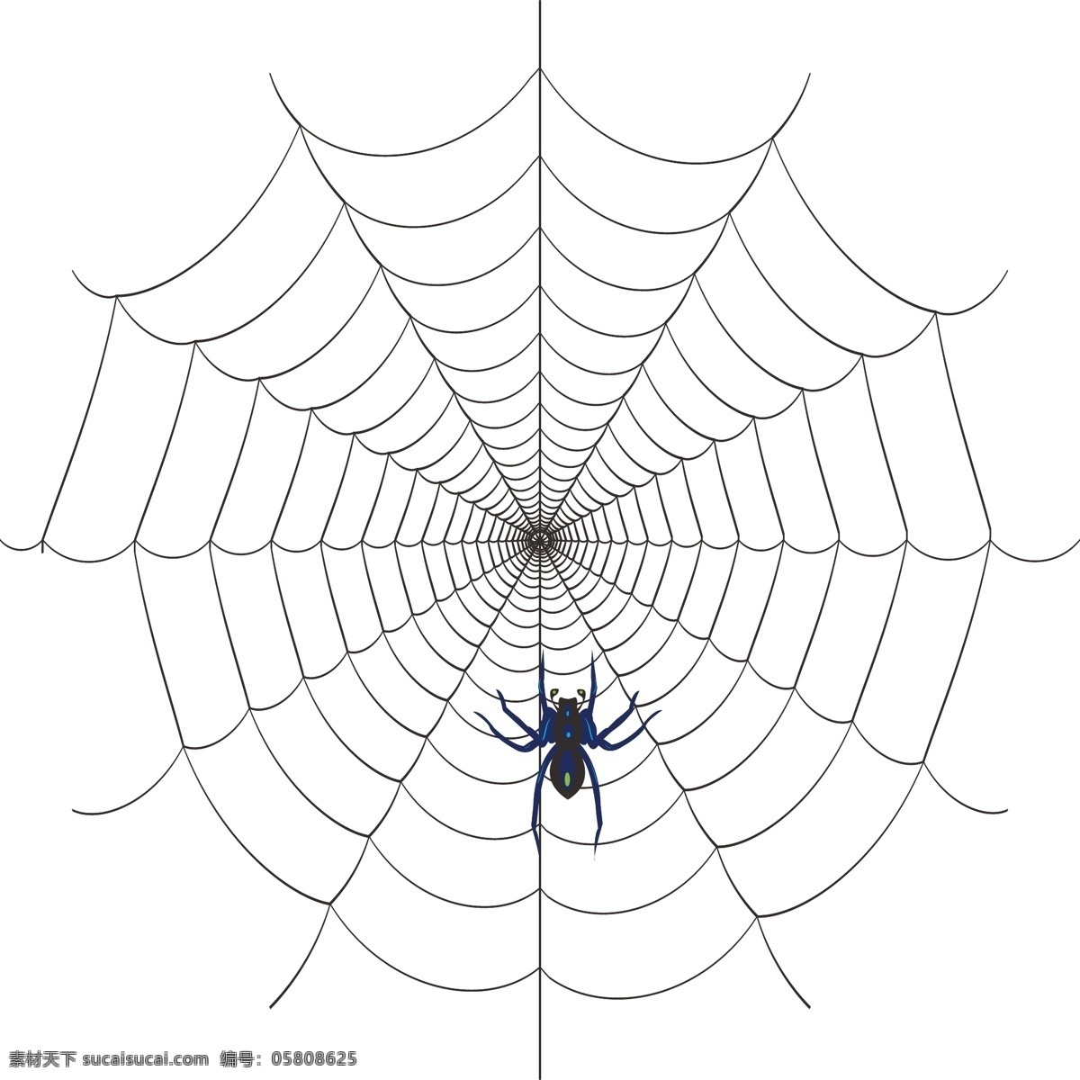 蜘蛛网 网格 蜘蛛 蜘蛛侠 爬行蜘蛛 其他生物 生物世界 矢量