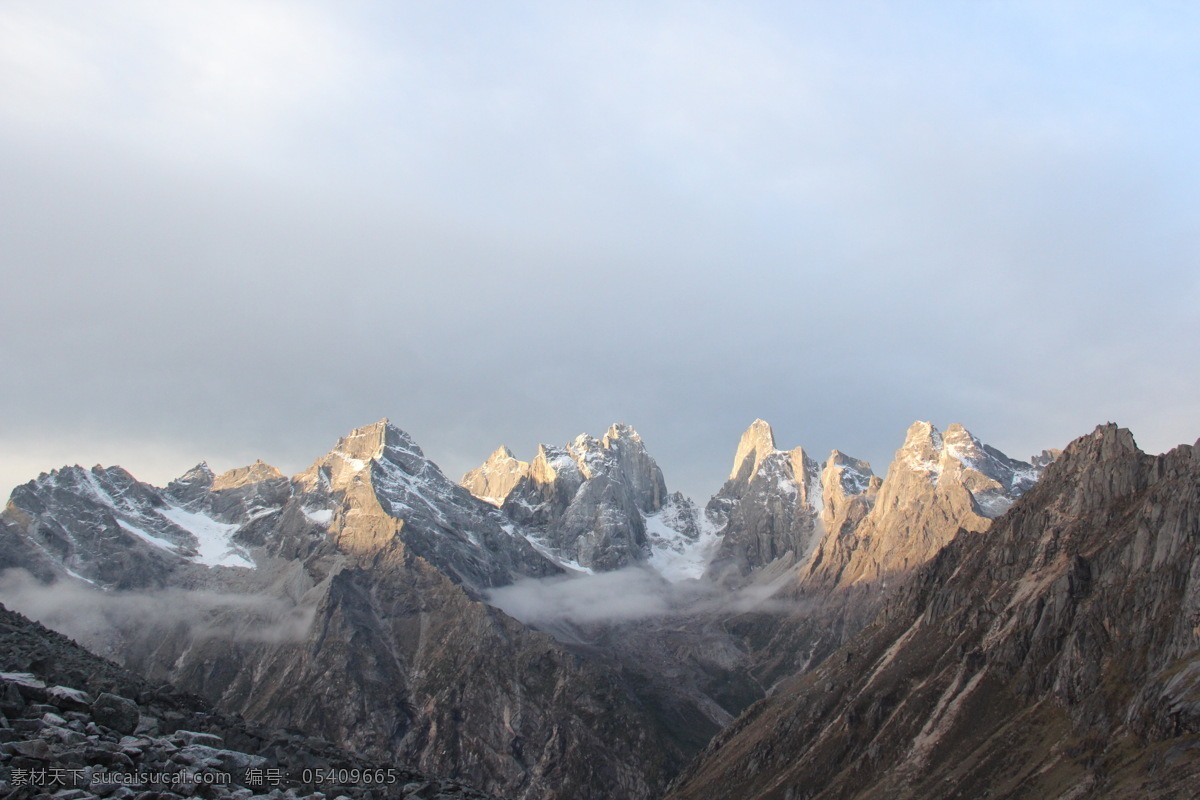 四姑娘山 长坪沟 美景 风光 四川风景 自然景观 山水摄影 雪山 山水风景 风景专辑2 旅游摄影 国内旅游