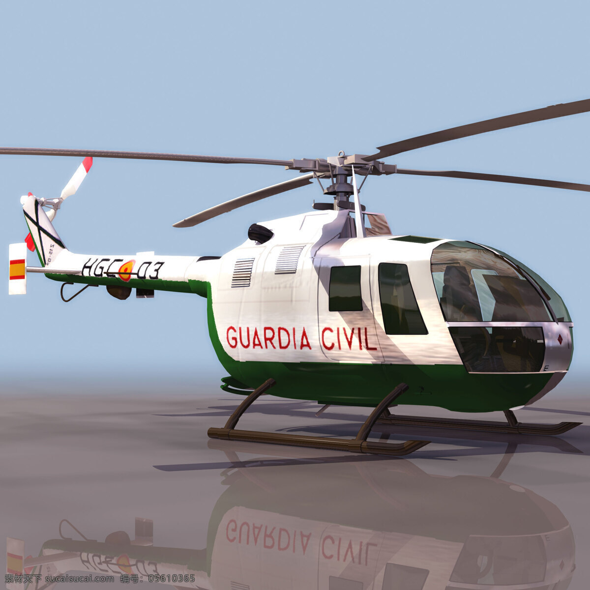 救援 直升机 3d 3d模型素材 其他3d模型