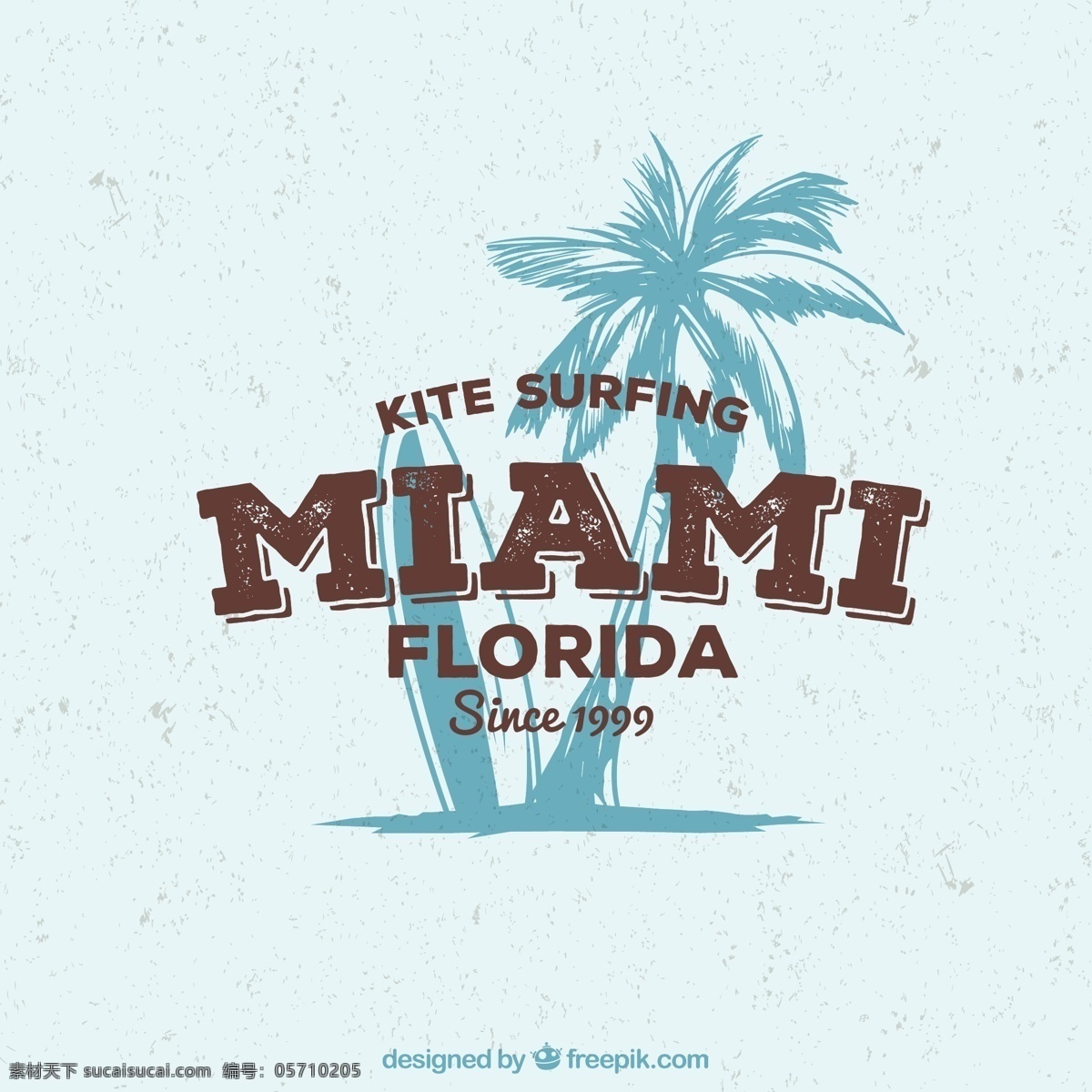 复古 佛罗里达 冲浪 海报 矢量图 度假 冲浪板 椰子树 迈阿密