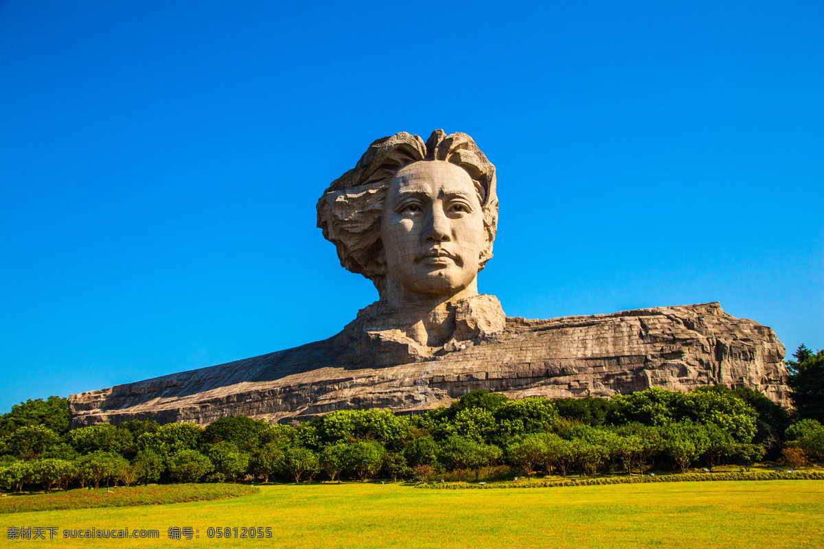 橘子洲 橘子洲头 长沙橘子洲 橘洲 水陆洲 问天台 5a景区 湘江名洲 蓝天 白云 毛泽东 长沙风光 建筑 人文景观 自然景观 旅游风光摄影 旅游摄影 国内旅游