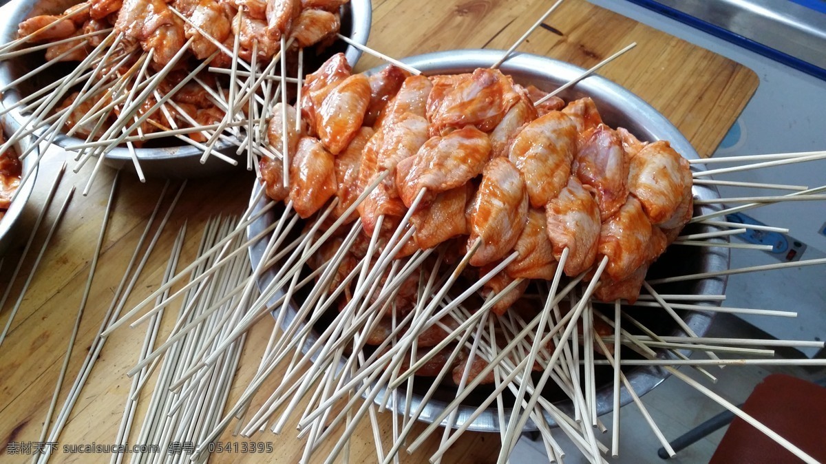 烤鸡翅 烧烤 鸡翅 桔乡村 户外烧烤 腌制 餐饮美食 传统美食