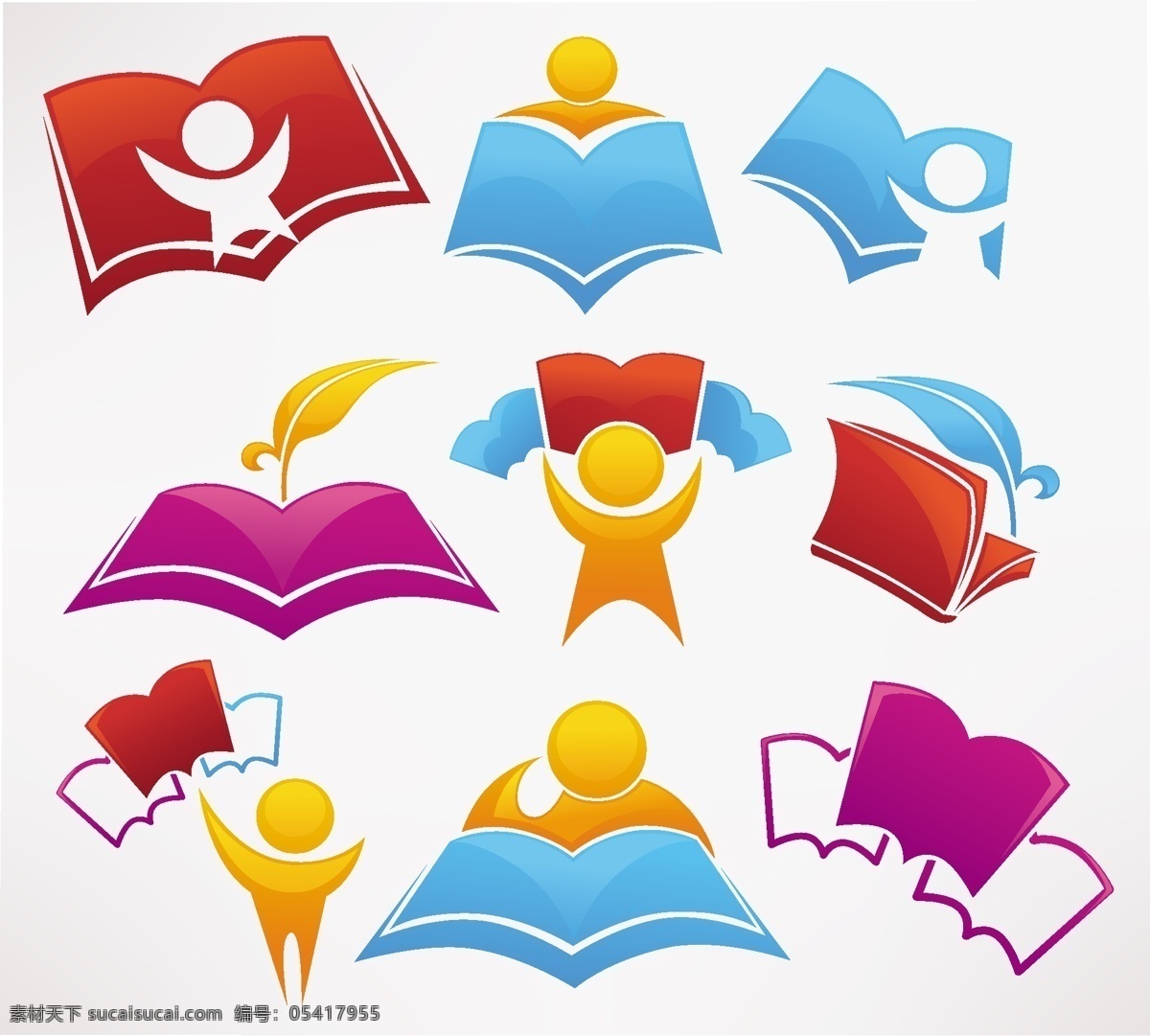 读书图标 儿童读物 读书 学习 阅读 教育 书本 图书 education 图书logo 其他图标 标志图标