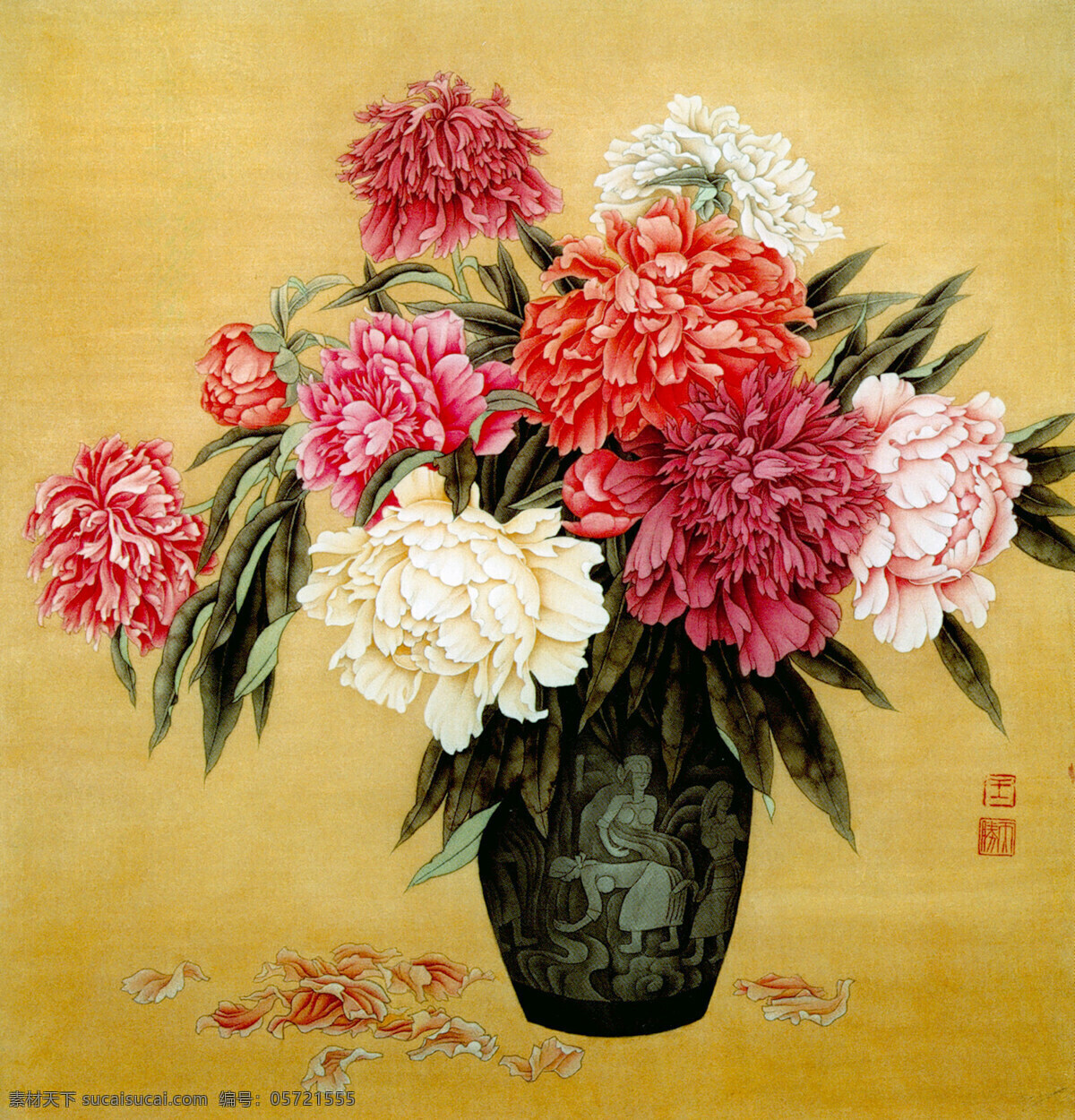 高清花鸟国画 高清 花鸟 国画 国色 绿色