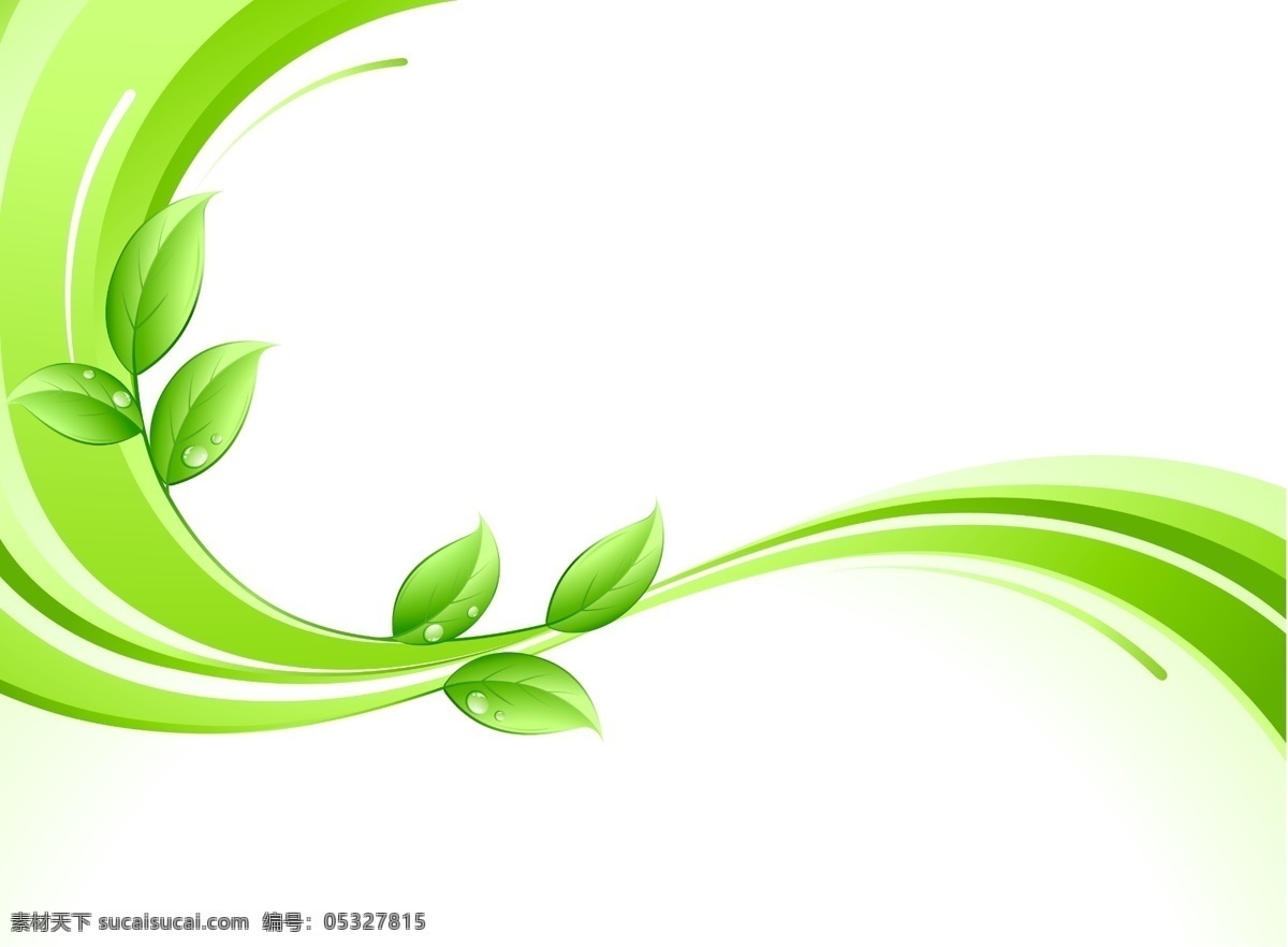 绿叶 大分辨率 绿色植物 春天 分层 源文件库