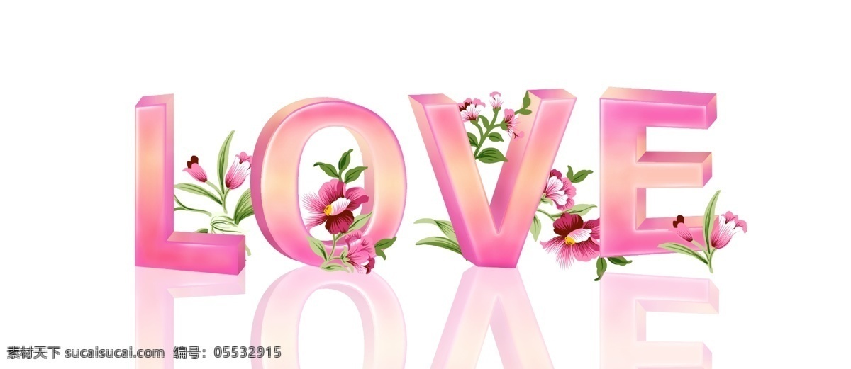 love 字体 字体设计 浪漫字体 唯美字体 love字体 粉红色系 宣传单页