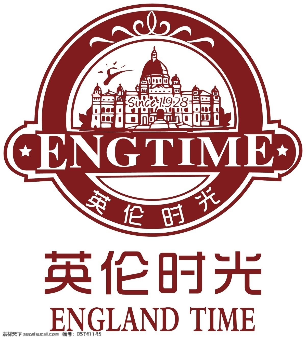 英伦 时光 logo 英伦时光 面包标志 欧式建筑 咖啡馆标志 包装设计