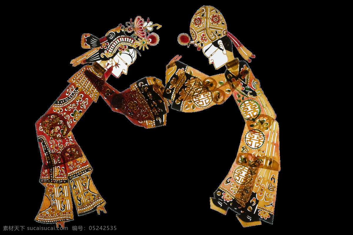皮影戏 中国传统文化 中国传统 传统皮影 皮影素材