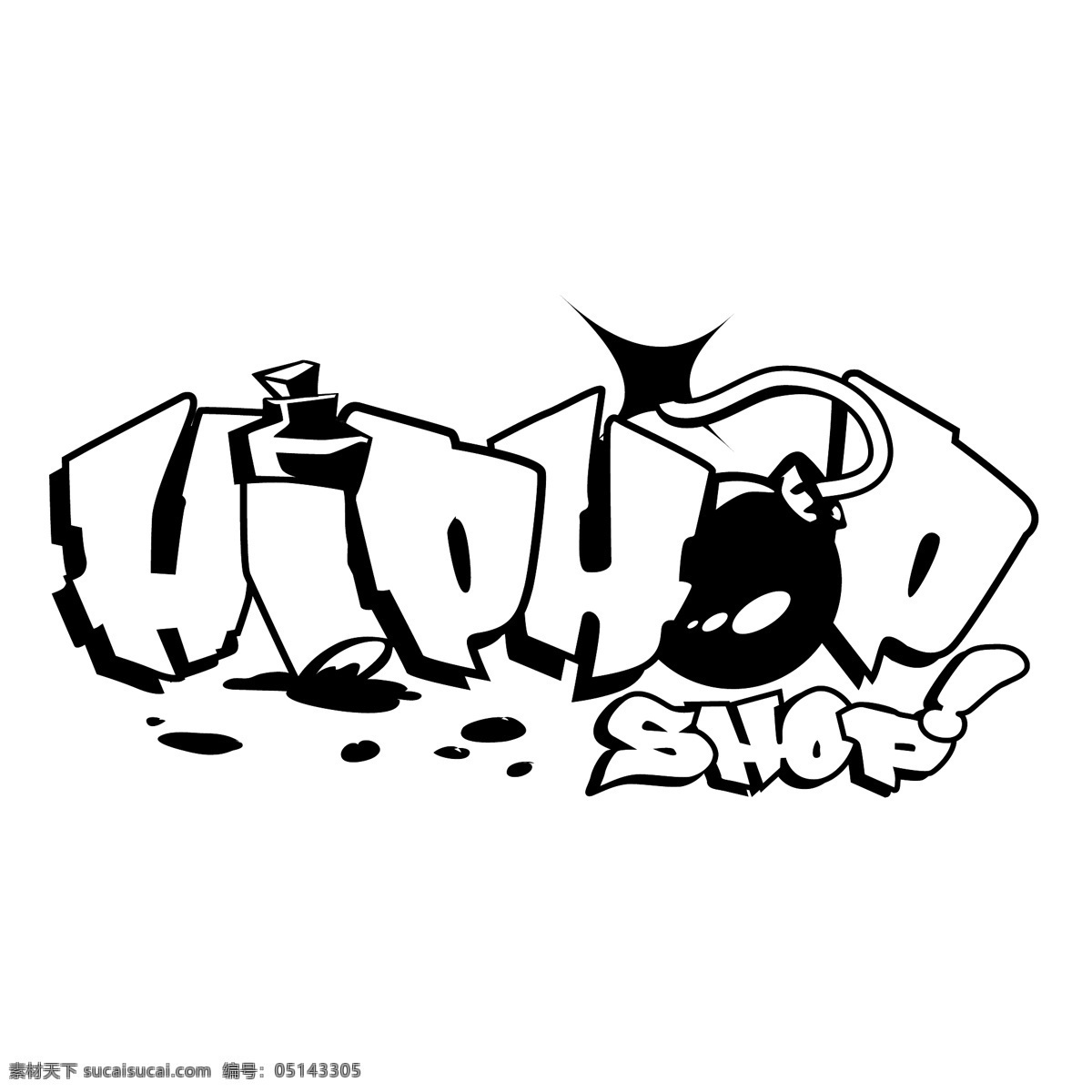 嘻哈 店 免费 标志 标识 psd源文件 logo设计