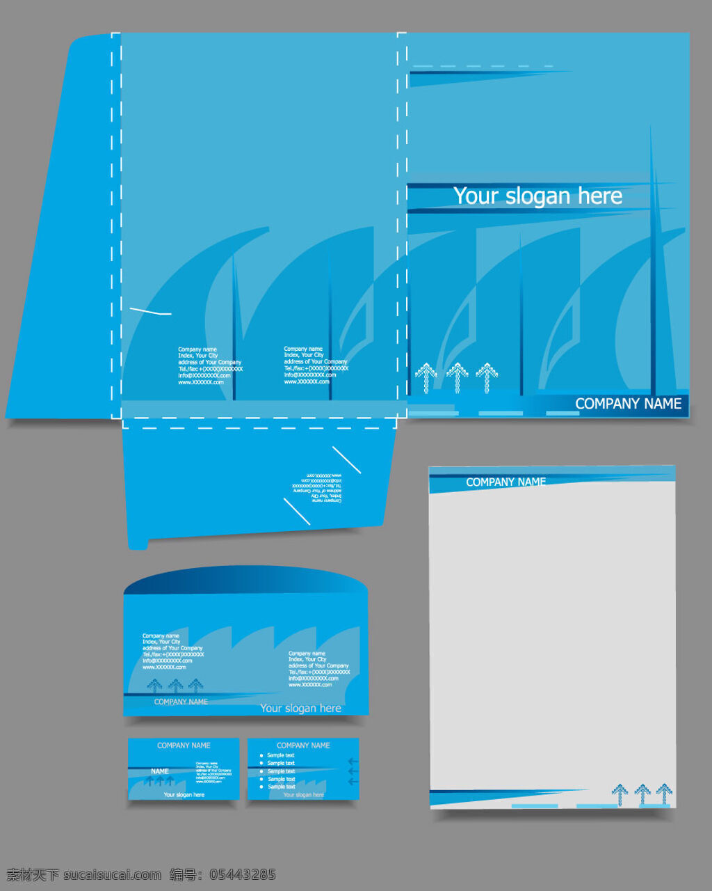 企业 vi 模板 矢量 解析图 名片 企业vi 矢量素材 文件夹 信封 信纸 纸模 我是叔 名片卡 企业名片