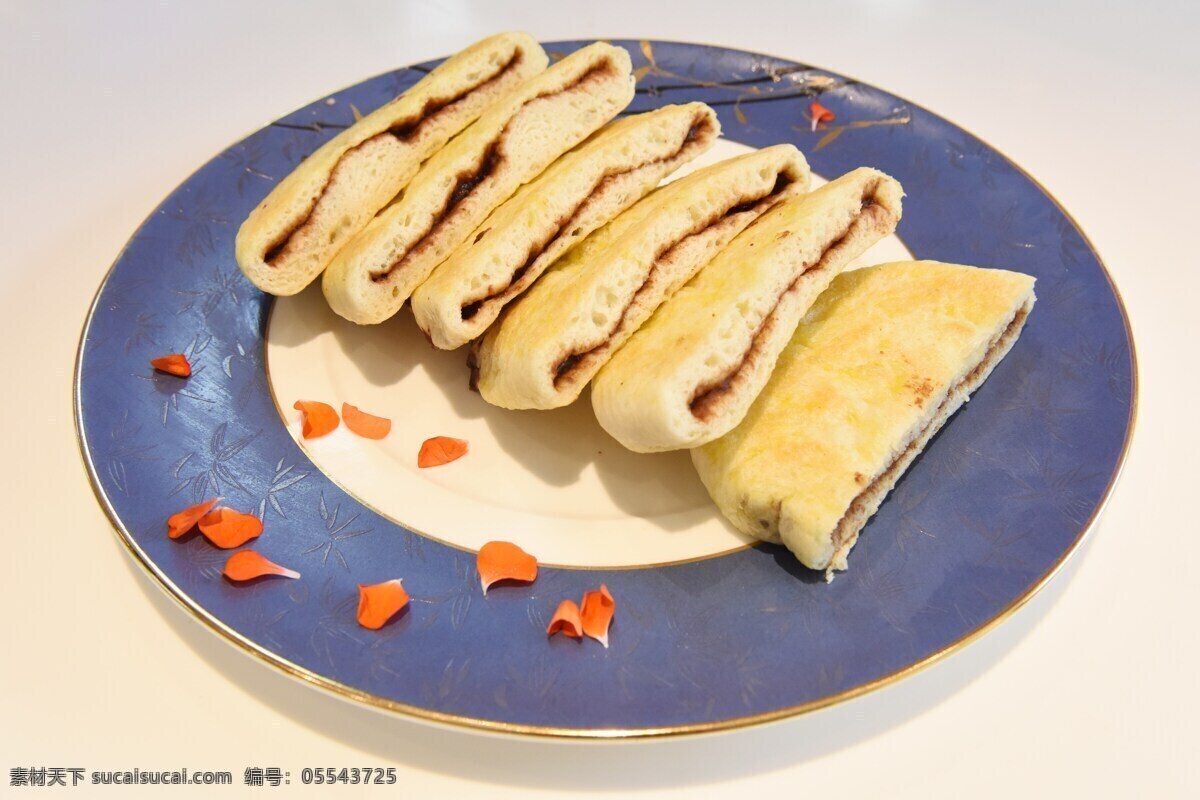 豆沙饼 红豆饼 中式红豆饼 饼 豆沙 餐饮美食 传统美食
