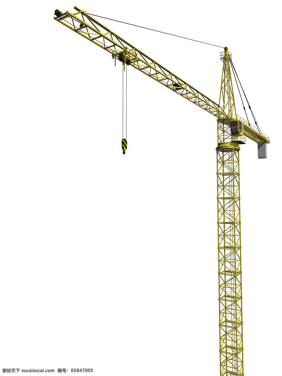 塔吊 3d设计 高度 工程 工业生产 建筑 起重机 现代科技 3d模型素材 其他3d模型