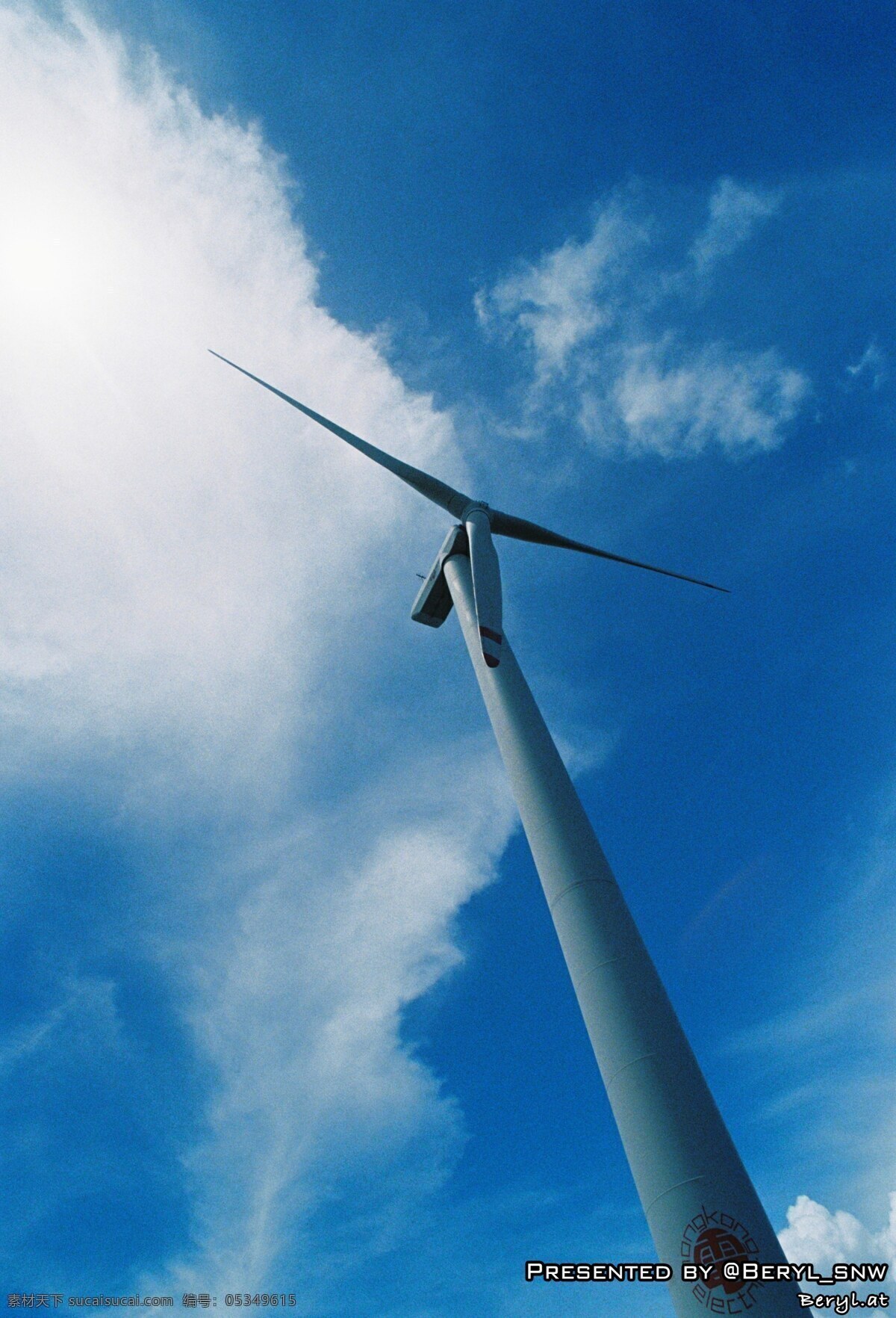 风力发电机 发发电机 机械设备 电力设备 电力设施 装备 生物世界 花草
