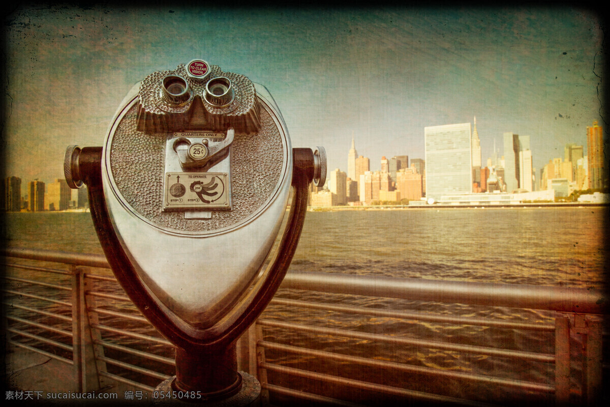 美丽 纽约 风景 纽约风景 城市风景 望远镜 曼哈顿风景 高楼大厦 繁华都市 城市风光 环境家居