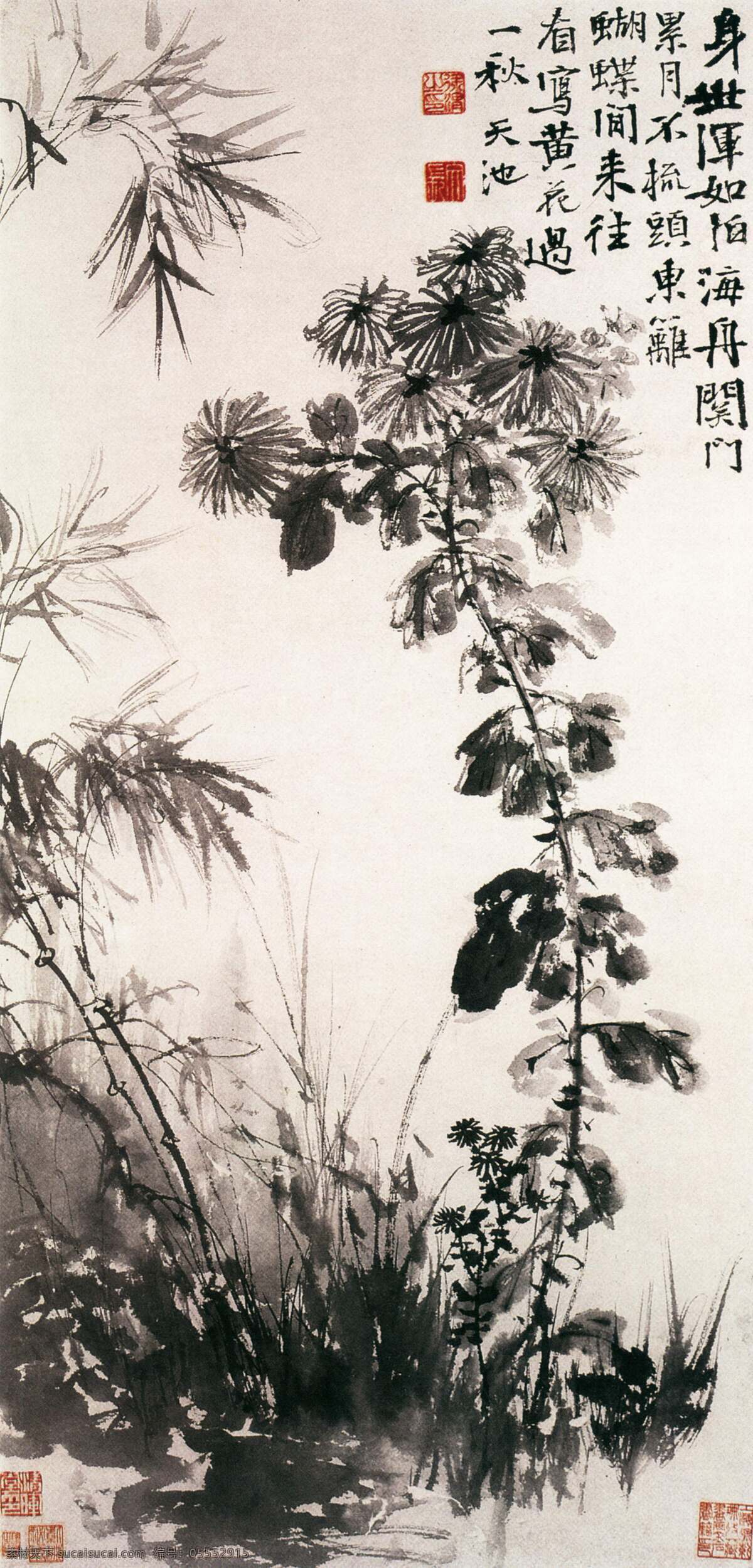 高清 手绘 植物 国画 油画 插画 装饰画 无框画 底纹背景 彩绘 素描 中国风 书画文字 文化艺术