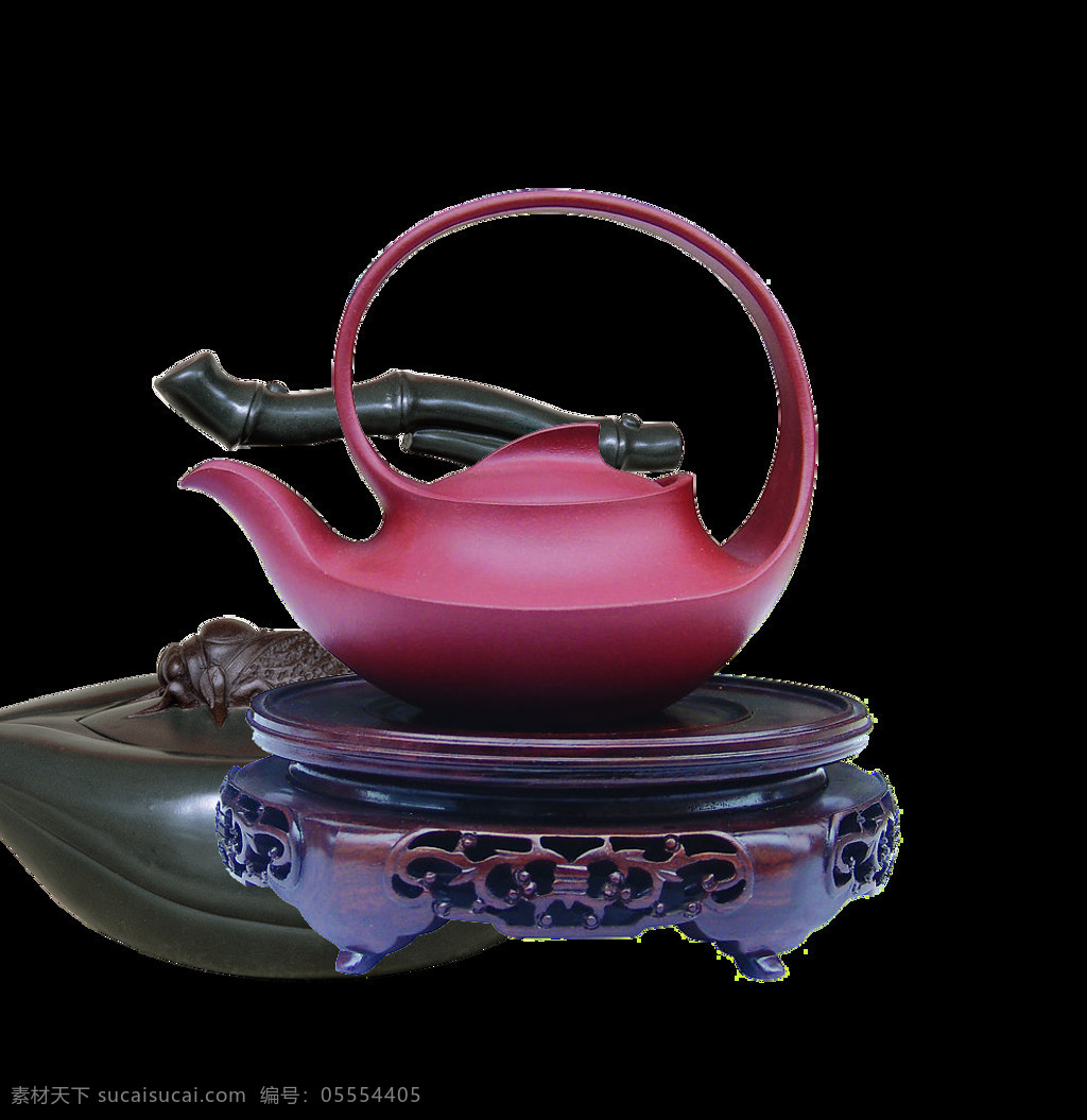 别致 红色 茶壶 产品 实物 茶文化 产品实物 红色茶壶 雅致风格