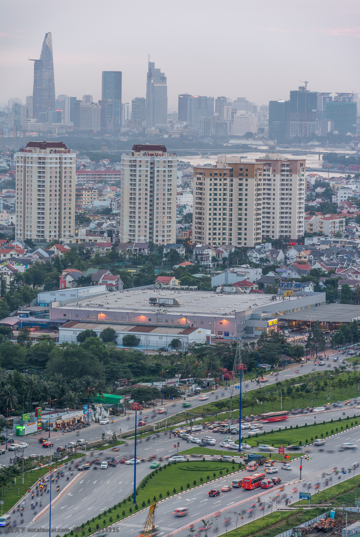 胡志明市 高楼大厦 西贡风景 胡志明市风景 旅游风光 城市风景 美丽风景 风景摄影 城市风光 环境家居