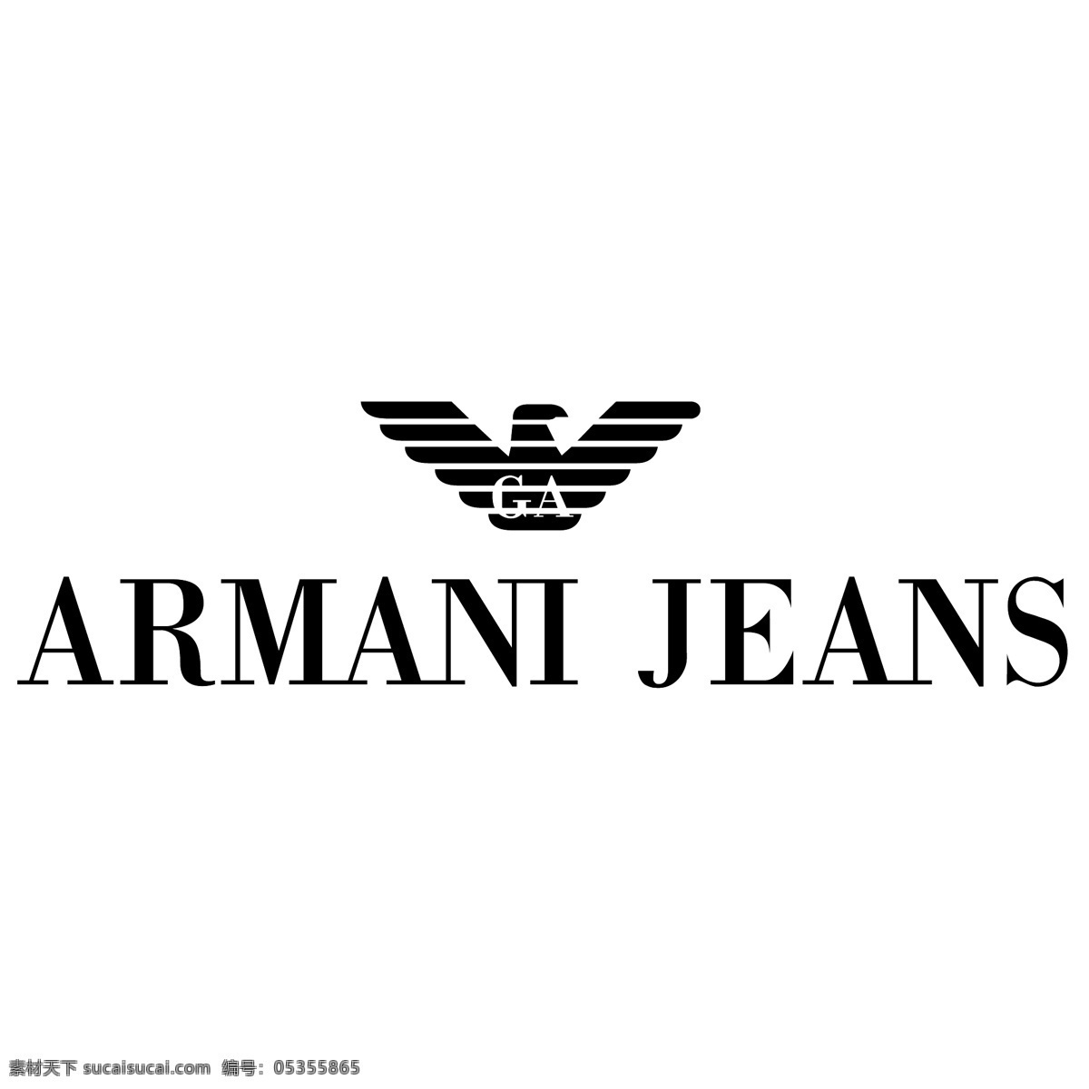 阿玛尼牛仔裤 矢量标志下载 免费矢量标识 商标 品牌标识 标识 矢量 免费 品牌 公司 白色