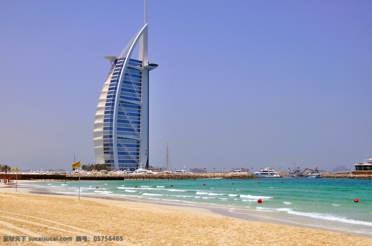 海上 迪拜 酒店 迪拜酒店 迪拜标志建筑 迪拜名建筑 摩天大楼 高楼大厦 街道 城市风景 城市风光 环境家居
