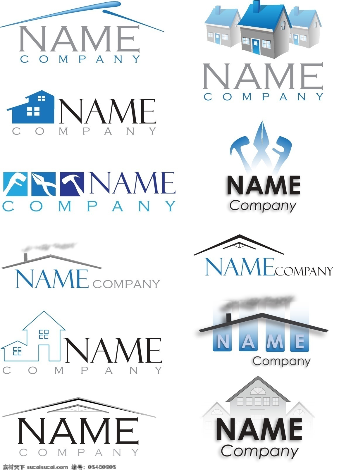 房屋建筑 企业 logo 房屋 建筑 logo设计 logo图形 标志设计 商标 企业logo 行业标志 标志图标 矢量素材 白色