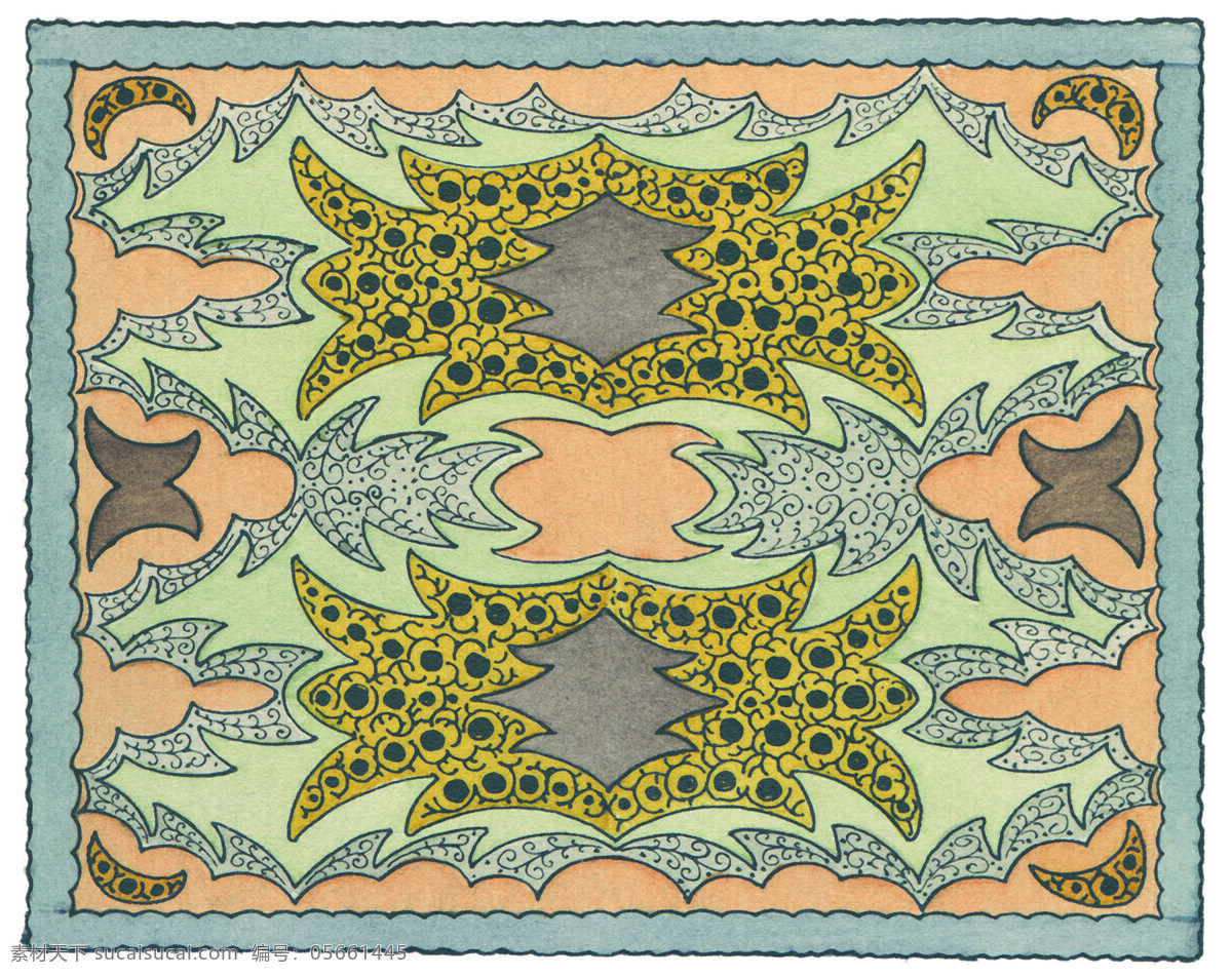 地毯免费下载 布料 布匹 地毯 花纹 矩形 毛毯 欧洲风情 图纹 印度风情 坐垫 文化艺术