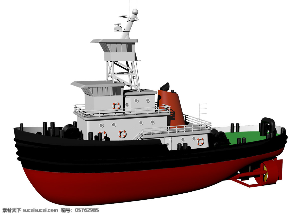小 拖轮 船 海洋 锚 湾 水 拖车 拖船 southamptom 岸边 3d模型素材 其他3d模型