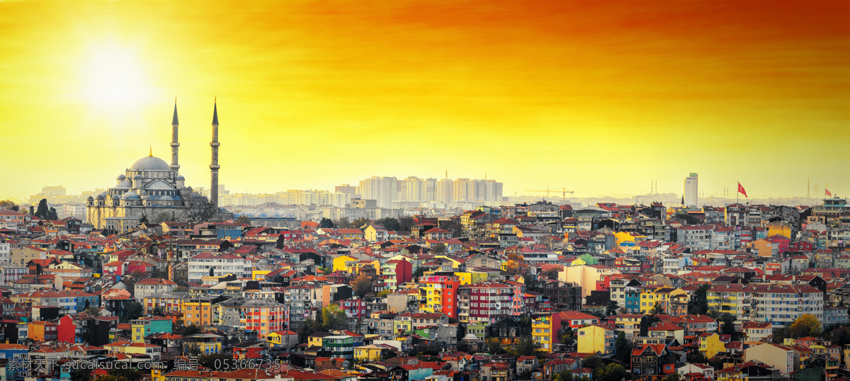 伊斯坦布尔 风景摄影 风景 蓝色大教堂 土耳其风光 土耳其 旅游景点 美丽风景 美丽景色 城市风光 环境家居 黄色