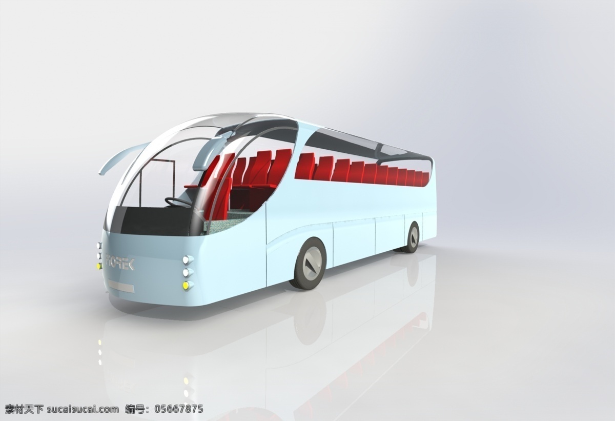 bus8 工业设计 汽车 室内设计 3d模型素材 其他3d模型