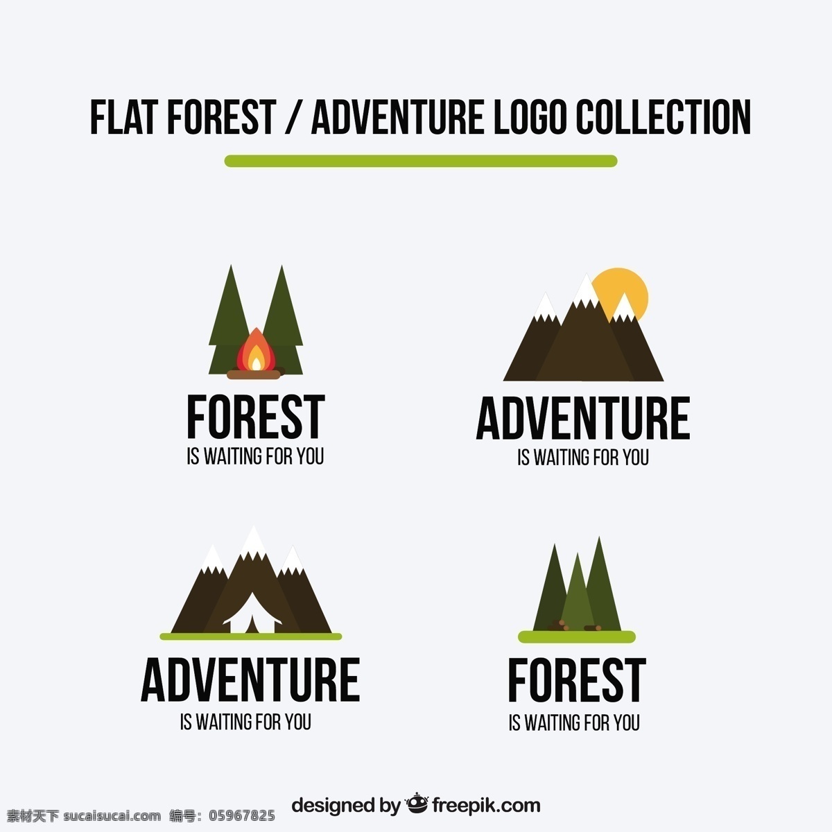 平面设计 中 标志 冒险 商业 徽章 自然 山 单位 森林 体育 标签 企业 公司 品牌 野营 贴纸 企业身份