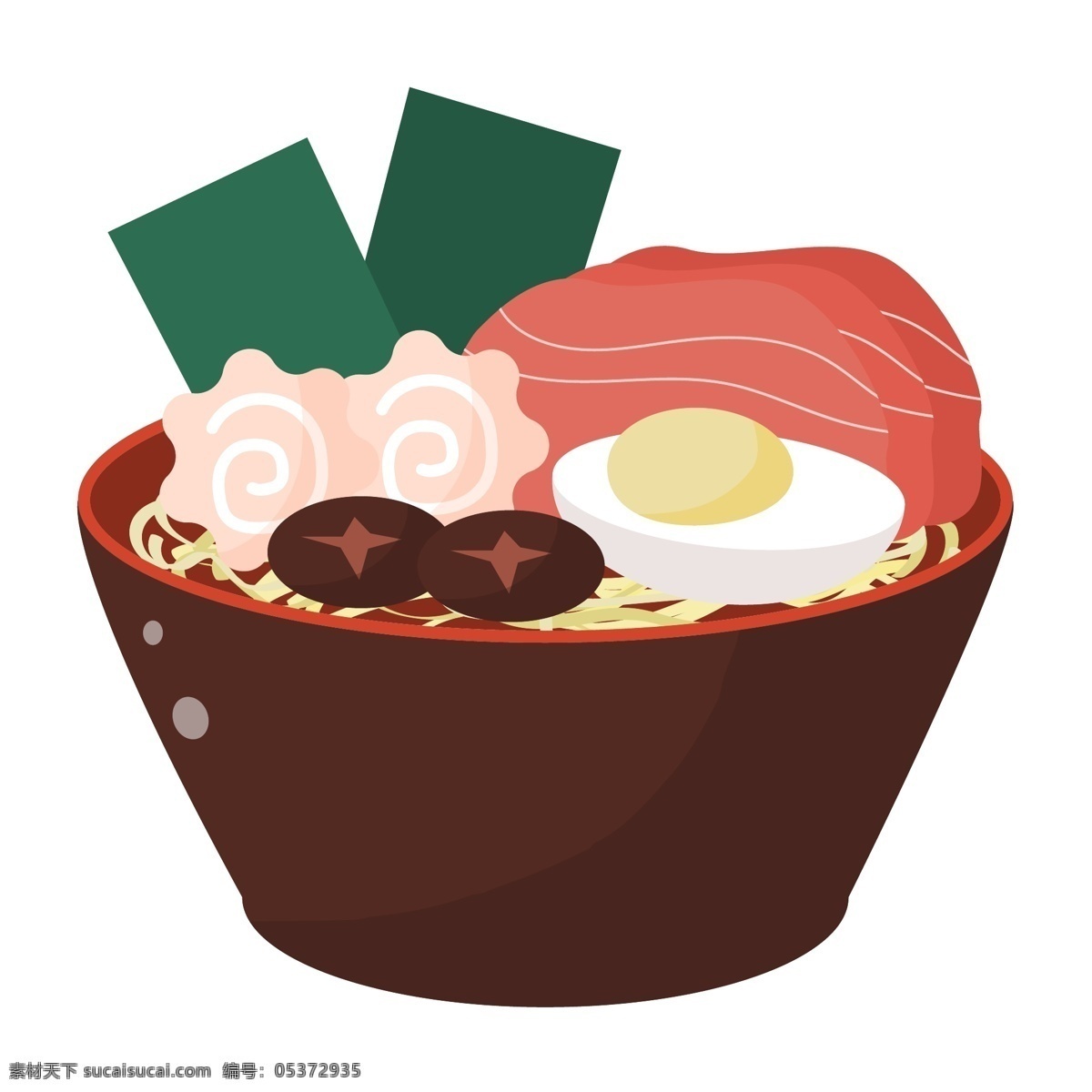 美味 日式 拉面 插画 美味的拉面 日式拉面插画 精致的碗具 卡通食物插画 日式拉面